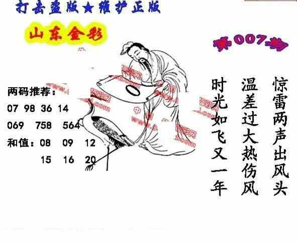 23007期: 福彩3D丹东全图分析