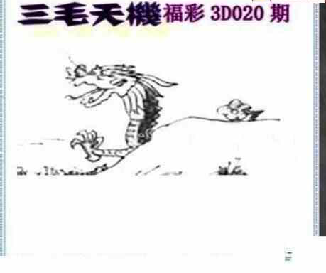 23020期: 三毛3D精品图谜