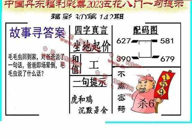 23142期: 福彩3D丹东全图分析