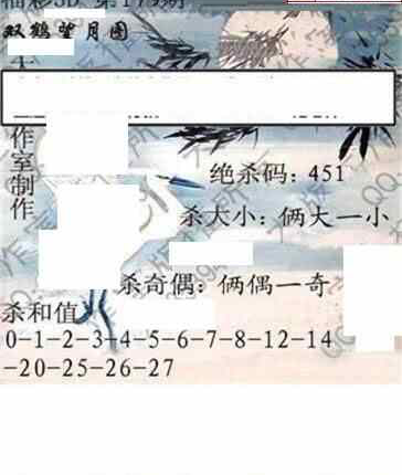 23179期: 大兵福彩3D黄金报图版