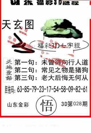 24028期: 福彩3D丹东全图分析