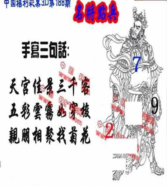 23188期: 福彩3D丹东全图分析