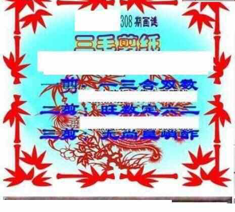 23308期: 三毛3D精品图谜