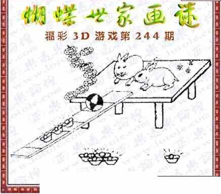 23244期: 3D蝴蝶世家蝴蝶彩图