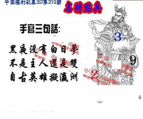 23310期: 福彩3D丹东全图分析