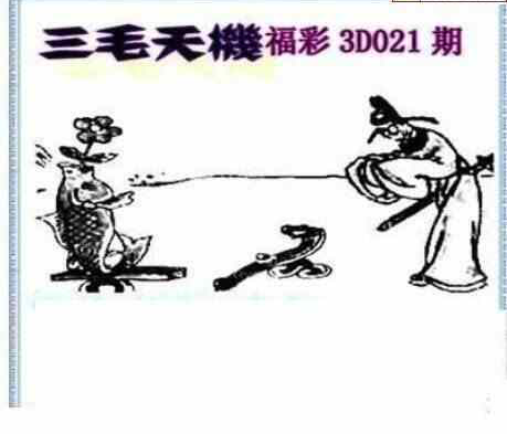 23021期: 三毛3D精品图谜