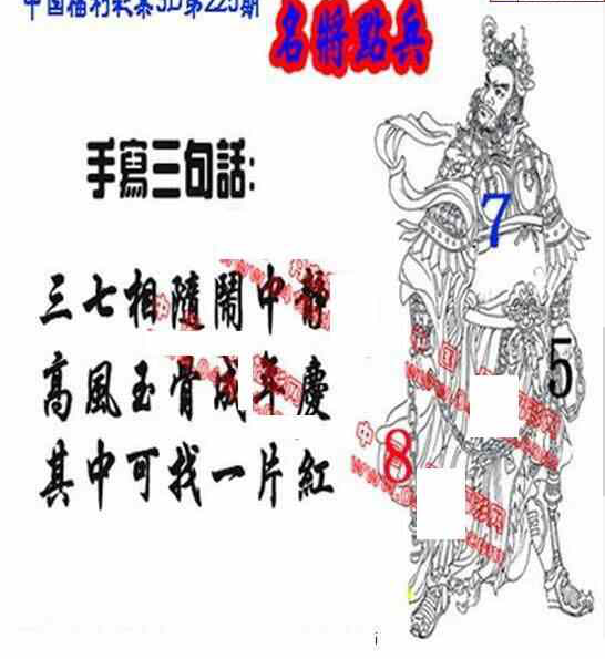 23225期: 福彩3D丹东全图分析