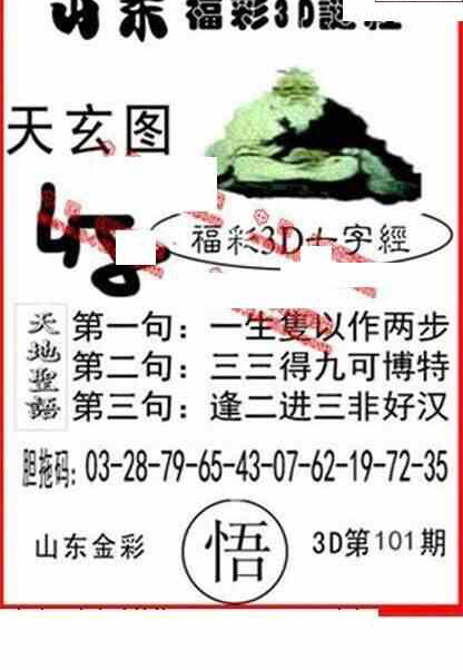 23101期: 福彩3D丹东全图分析