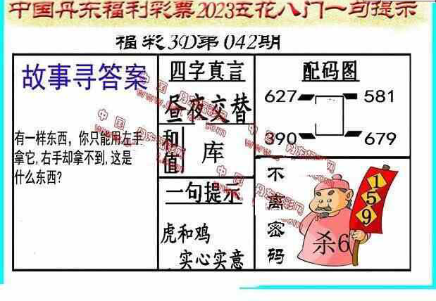 23042期: 福彩3D丹东全图分析