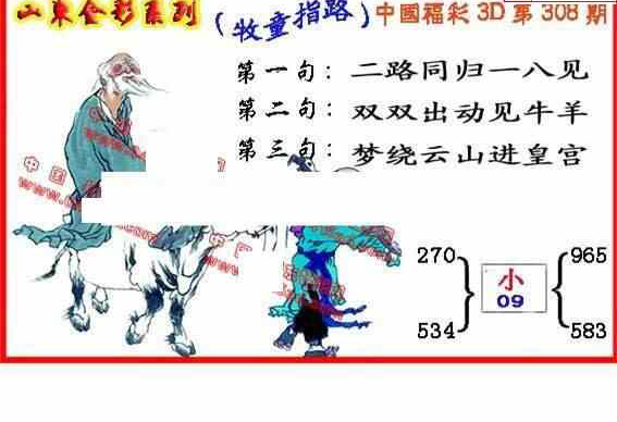 23308期: 福彩3D丹东全图分析