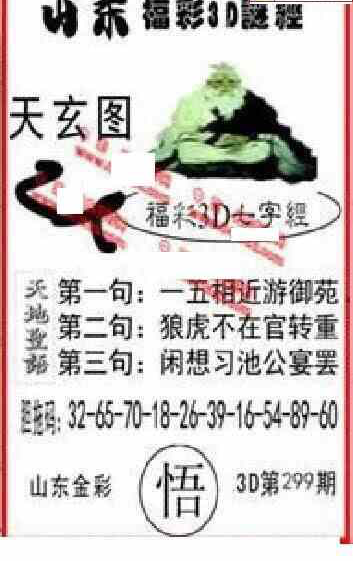 23299期: 福彩3D丹东全图分析