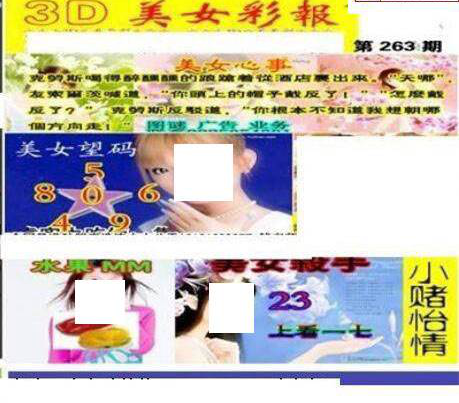 23263期: 三毛3D精品图谜