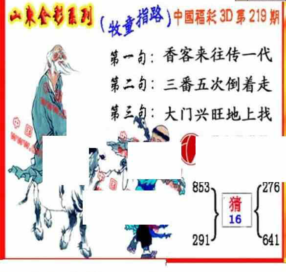 23219期: 福彩3D丹东全图分析