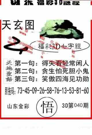 23040期: 福彩3D丹东全图分析