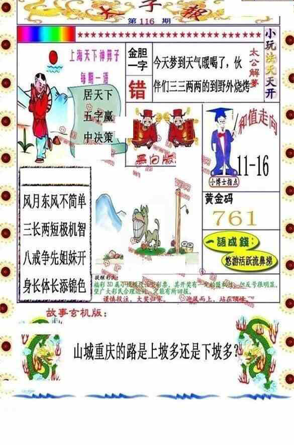 23116期: 福彩3D丹东全图分析