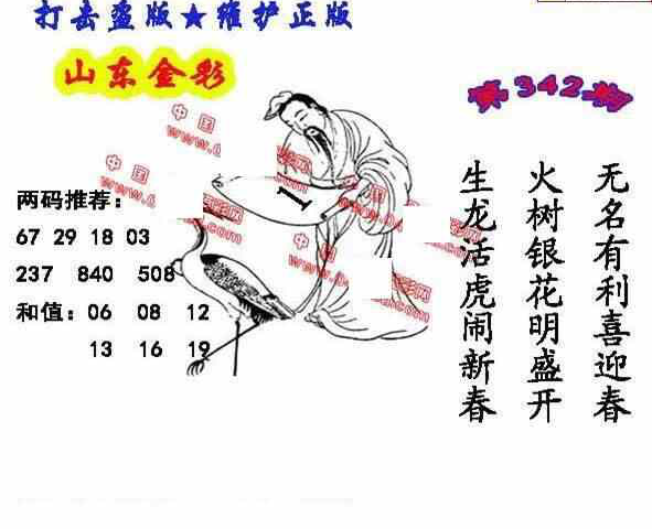 22342期: 福彩3D丹东全图分析