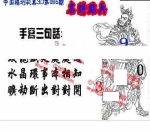 23096期: 福彩3D丹东全图分析