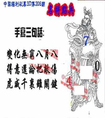 23206期: 福彩3D丹东全图分析