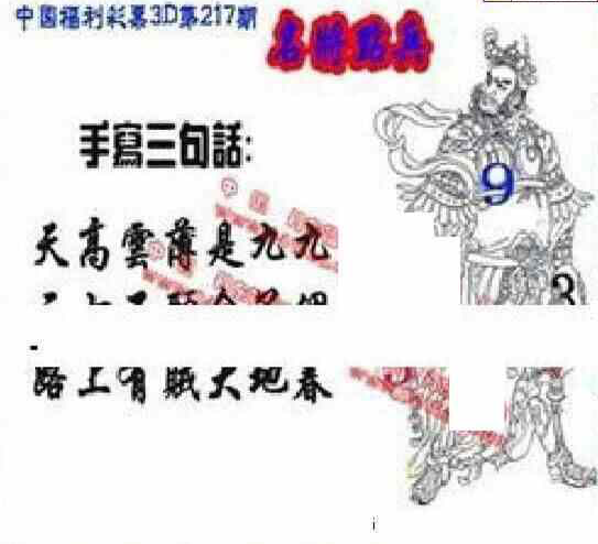 23217期: 福彩3D丹东全图分析