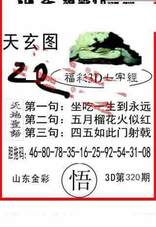 23320期: 福彩3D丹东全图分析