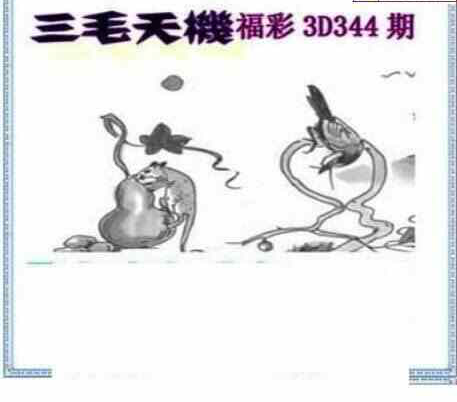 22344期: 三毛3D精品图谜