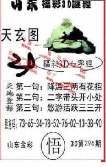 23296期: 福彩3D丹东全图分析