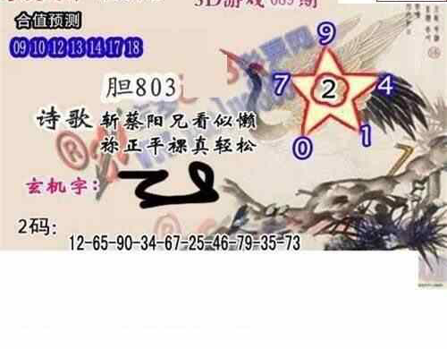 23089期: 白老3D杀码图版