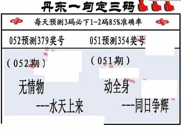 23052期: 福彩3D丹东全图分析