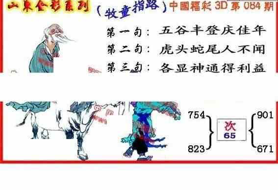 23084期: 福彩3D丹东全图分析