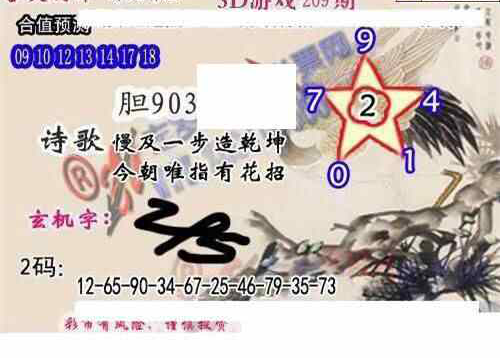 23209期: 白老3D杀码图版