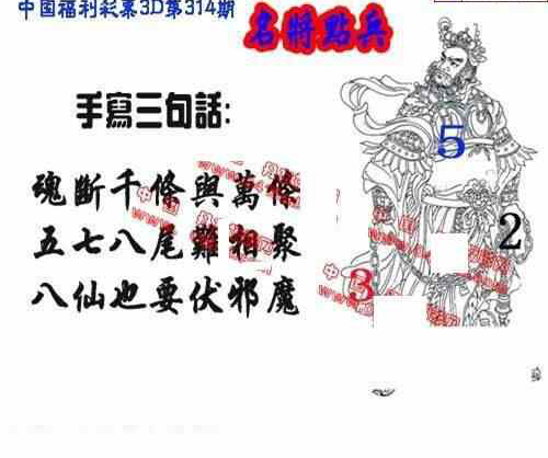 23314期: 福彩3D丹东全图分析