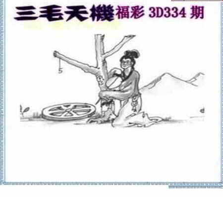 23334期: 三毛3D精品图谜