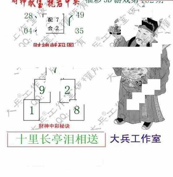 23102期: 大兵福彩3D黄金报图版