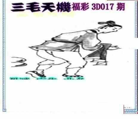 23017期: 三毛3D精品图谜