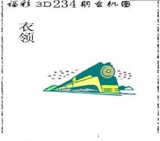 23234期: 太湖图福彩3D精品预测