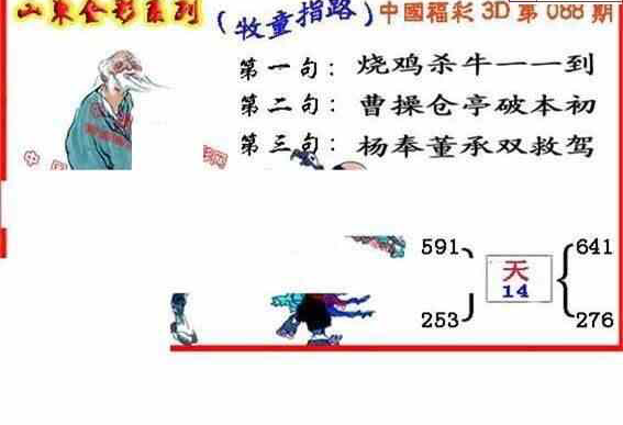 23088期: 福彩3D丹东全图分析