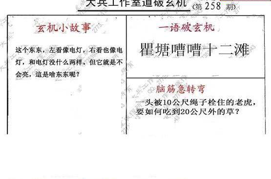 23258期: 大兵福彩3D黄金报图版