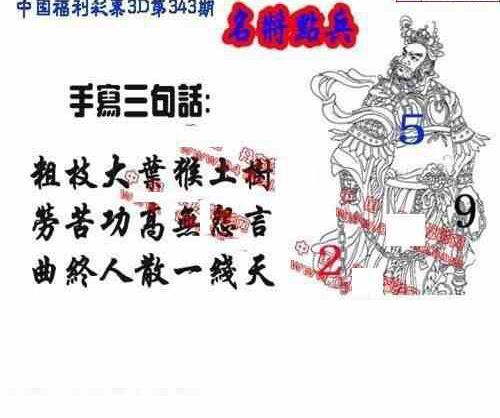 22343期: 福彩3D丹东全图分析