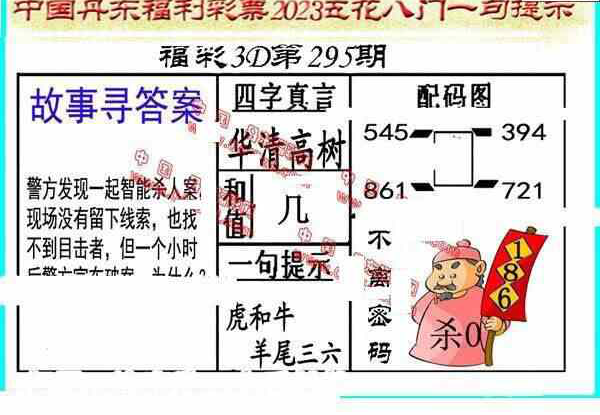 23295期: 福彩3D丹东全图分析