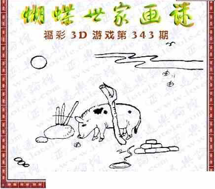 22343期: 3D蝴蝶世家蝴蝶彩图