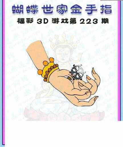 23223期: 3D蝴蝶世家蝴蝶彩图