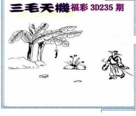 23235期: 三毛3D精品图谜