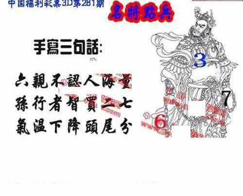 23281期: 福彩3D丹东全图分析