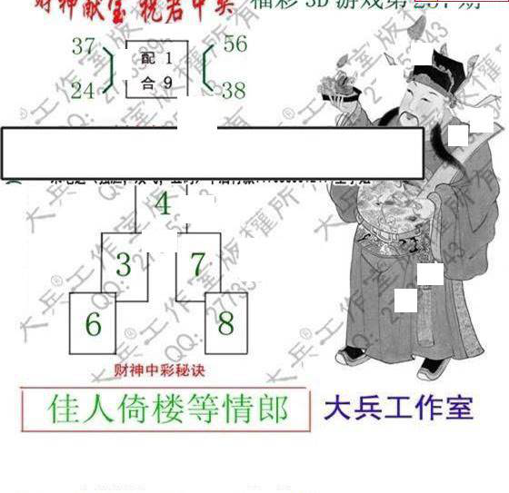 23257期: 大兵福彩3D黄金报图版