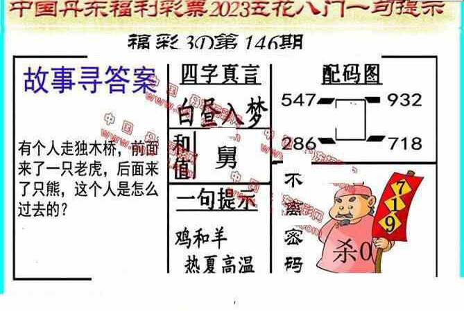 23146期: 福彩3D丹东全图分析