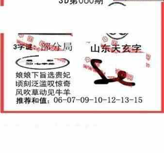 23060期: 福彩3D丹东全图分析