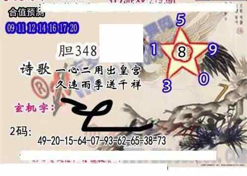 23219期: 白老3D杀码图版