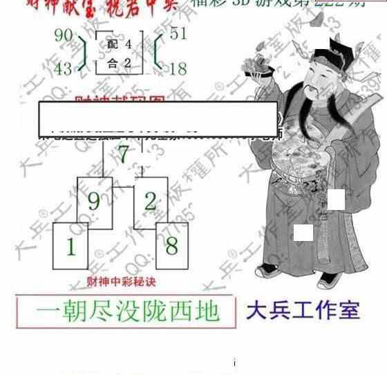 23222期: 大兵福彩3D黄金报图版