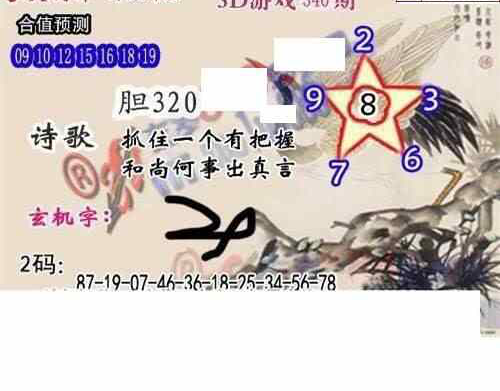 23340期: 白老3D杀码图版