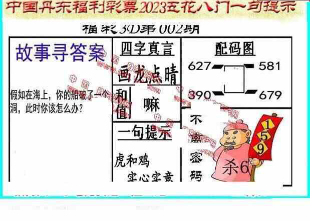 23002期: 福彩3D丹东全图分析